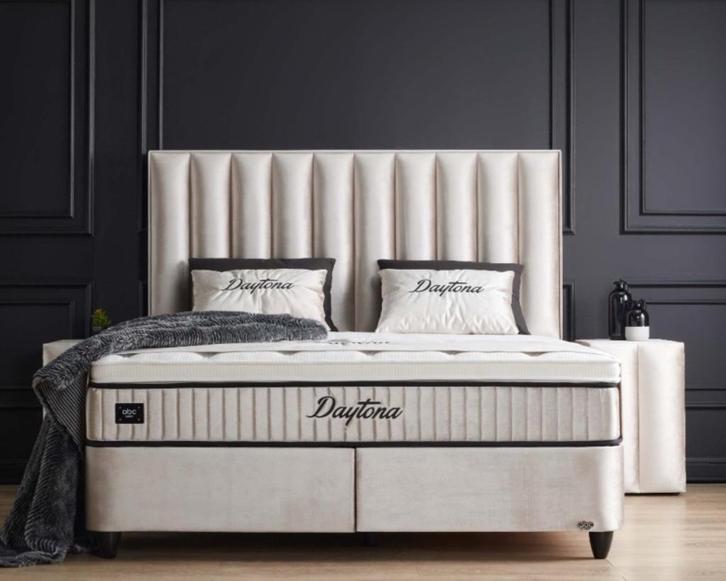 Opbergboxspring Daytona Dreambedden, Huis en Inrichting, Slaapkamer | Boxsprings, Nieuw, 160 cm, 200 cm, Tweepersoons, Ophalen of Verzenden