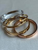 Stainless steel armbanden nieuw, Sieraden, Tassen en Uiterlijk, Armbanden, Ophalen of Verzenden, Zo goed als nieuw, Zilver, Staal