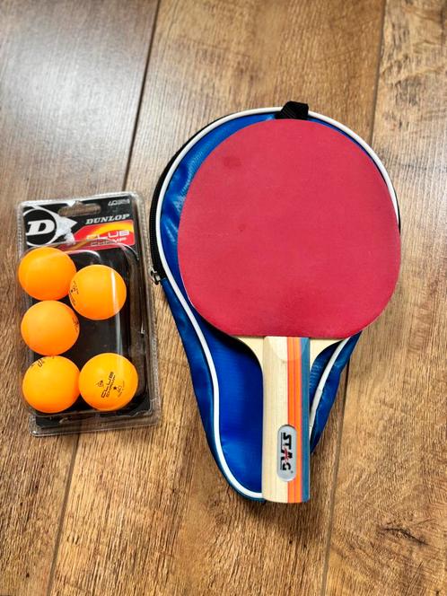 Table tennis racket- Beginner- New, Sport en Fitness, Tafeltennis, Zo goed als nieuw, Net, Batje(s) of Balletje(s), Ophalen of Verzenden