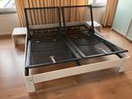 Auping Auronde bed wit hoogglans + nachtkastjes, Ophalen, Wit, Tweepersoons, 180 cm