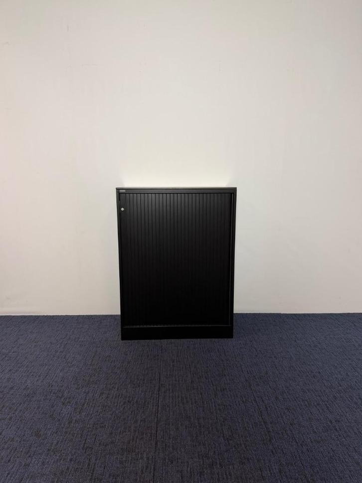 12 x Roldeurkast Ahrend, nieuw zwart gespoten, 105 x 80 cm., Huis en Inrichting, Bureaus, Gebruikt, Ophalen