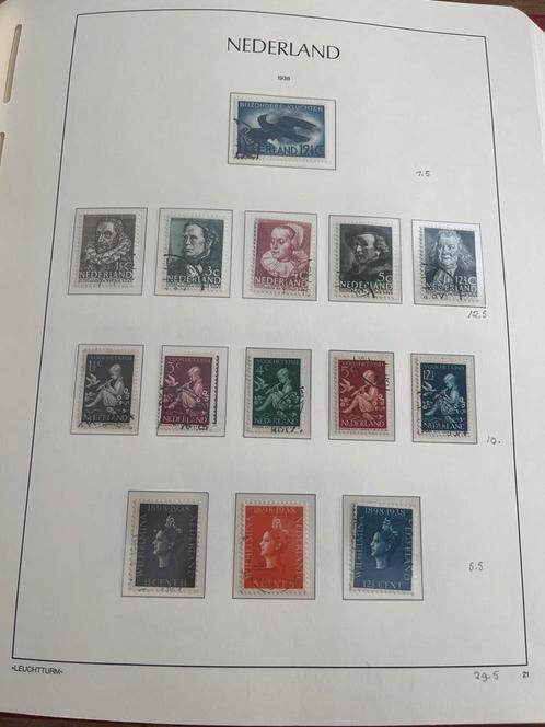 Postzegelverzameling Nederland 1938, Postzegels en Munten, Postzegels | Toebehoren, Ophalen of Verzenden