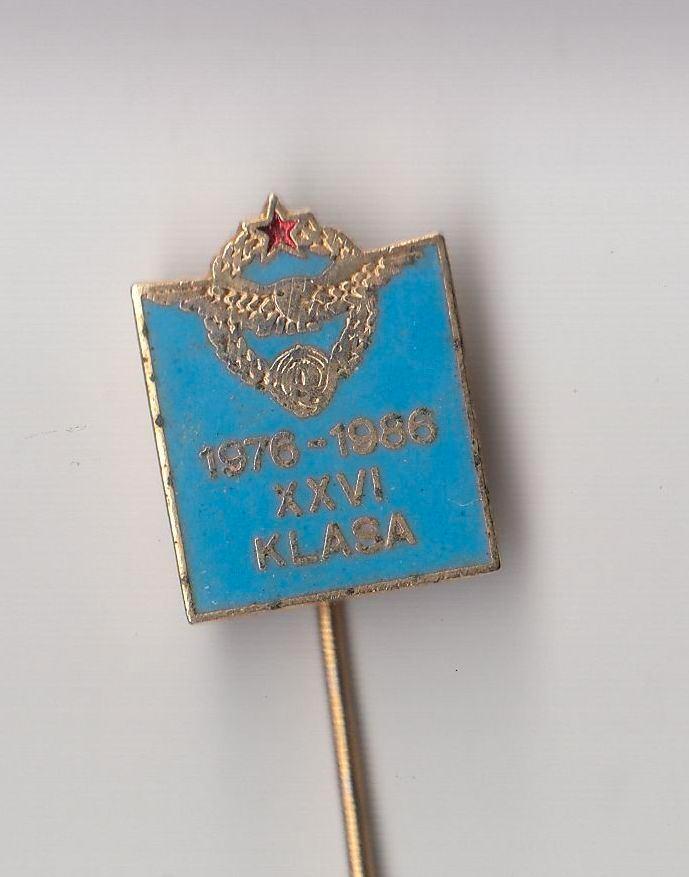 Joegoslavië Luchtmacht emaille speldje, Verzamelen, Militaria | Algemeen, Luchtmacht, Embleem of Badge, Nederland, Ophalen of Verzenden