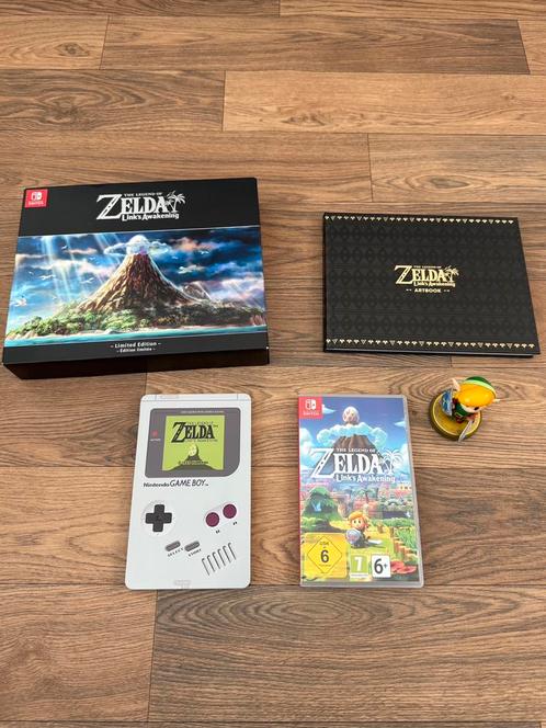 Switch Zelda Link’s Awakening Limited Edition + Amiibo!, Spelcomputers en Games, Games | Nintendo Switch, Zo goed als nieuw, Avontuur en Actie