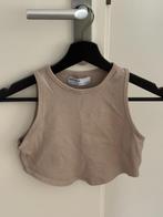 Bershka Crop Top, Maat 38/40 (M), Beige, Nieuw, Zonder mouw