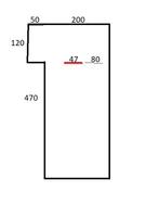 Mooie lichte vinyl 4.70 x 2 m + 1.20 x 2.50m, Ophalen, Nieuw, Crème, Vinyl