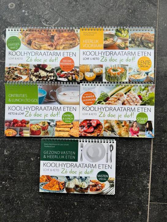 Koolhydraatarm koken met Matty Barnhoorn, Boeken, Kookboeken, Zo goed als nieuw, Voorgerechten en Soepen, Overige gebieden, Gezond koken