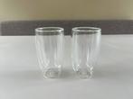 2 grote dubbelwandige glazen van bodum, Huis en Inrichting, Glas of Glazen, Ophalen of Verzenden, Overige stijlen, Glas