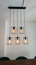 Moderne Eettafel Lamp met 5 Lichtpunten, Ophalen of Verzenden, Zo goed als nieuw, Metaal, 75 cm of meer