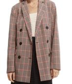 Maison scotch geruit double breasted blazer nieuw XS-S, Beige, Nieuw, Scotch & Soda, Ophalen of Verzenden