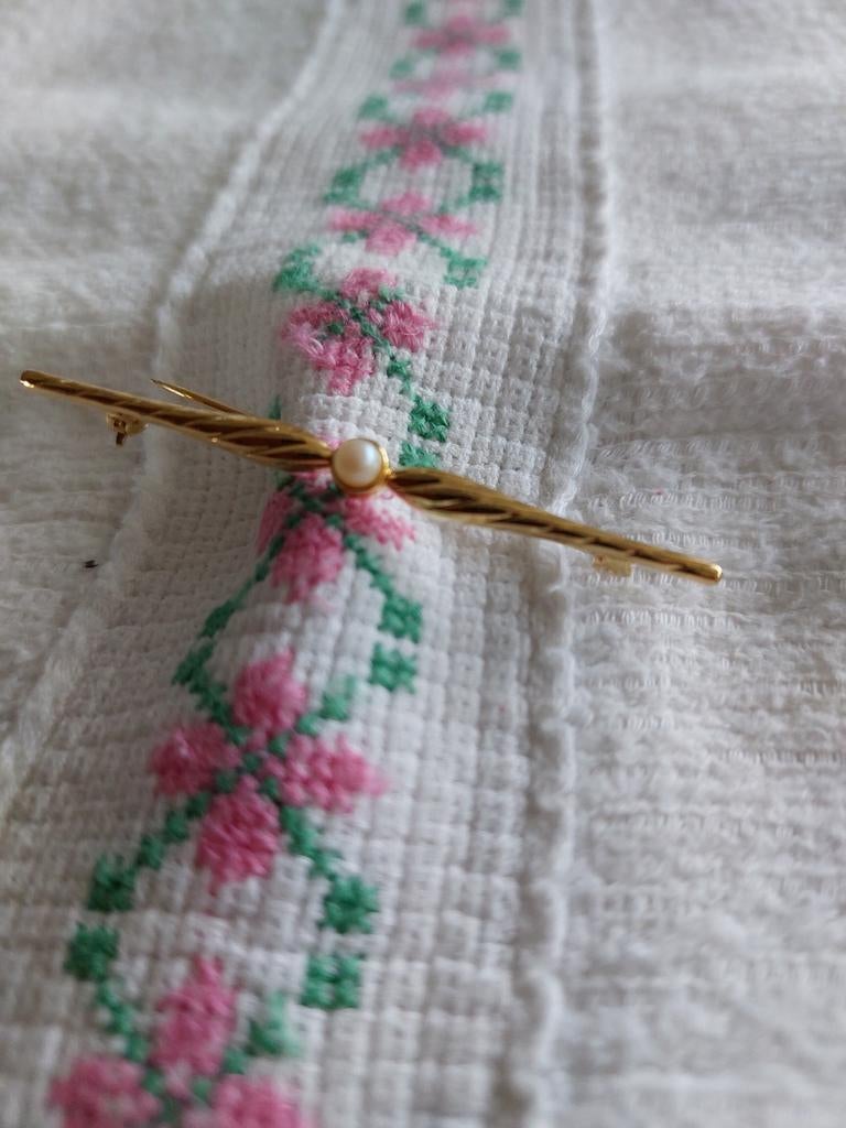 Broche Vintage / dasspeld, Ophalen of Verzenden