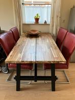 Eettafel zo goed als nieuw evt. met stoelen, Ophalen, Zo goed als nieuw, Rechthoekig, 50 tot 100 cm