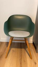 Stoel groen met zitkussentje, Huis en Inrichting, Overige kleuren, Zo goed als nieuw, Eén, Modern, basic