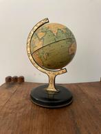 Antiek globe mini totale hoogte 20 cm, Antiek en Kunst, Ophalen of Verzenden
