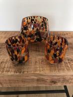 Fidrio vaasjes, Huis en Inrichting, Woonaccessoires | Vazen, Overige kleuren, Ophalen of Verzenden, Minder dan 50 cm, Glas