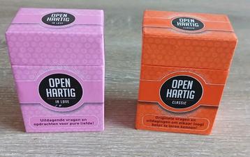 Openhartig classic en in love open hartig gesprek kaarten  beschikbaar voor biedingen