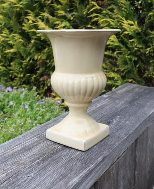 1950 antiek vara Jardinière Aardewerk Italie tuin sier Vaas, Antiek en Kunst, Antiek | Vazen, Ophalen of Verzenden