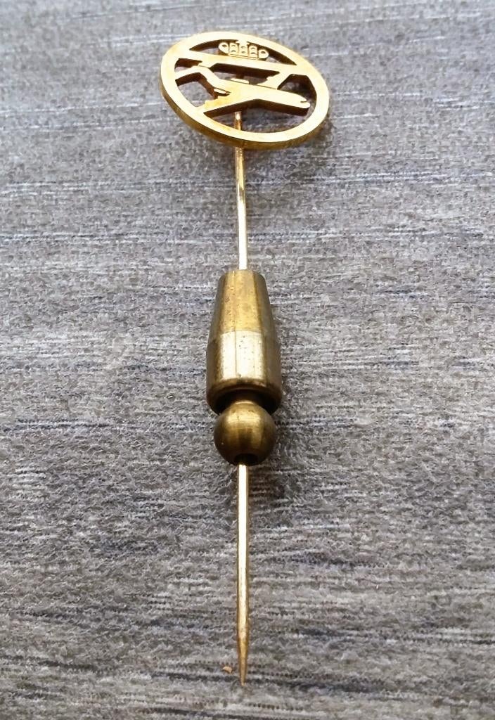 GOUD Jubileum Speld 200 ste Verkeersvliegtuig F28 van Fokker, Ophalen of Verzenden, Goud