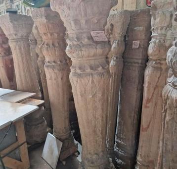 ANTIEKE PILAREN FRANSE BROCANTE SPIEGELS ANTIEKE DEUREN beschikbaar voor biedingen