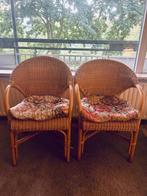 Wicker chairs (x2 chairs), Tuin en Terras, Ophalen, Gebruikt, Wicker