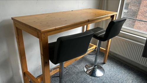 Sta tafel/hoog bureau, Huis en Inrichting, Tafels | Statafels, Gebruikt, Ophalen