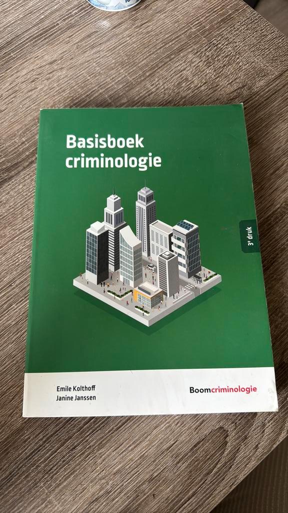 Emile Kolthoff - Basisboek criminologie, Boeken, Wetenschap, Zo goed als nieuw, Sociale wetenschap, Ophalen