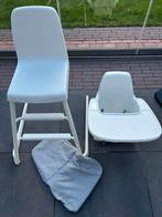 IKEA LANGUR kinderstoel met blad, Ophalen, Zo goed als nieuw, Meegroeistoel, Gordel(s)