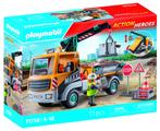 PLAYMOBIL 71750 Kiep Vrachtwagen met Kraan 55 delig, Ophalen of Verzenden, Nieuw, Complete set