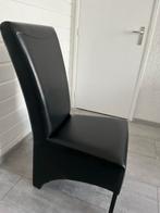 Eettafel Stoelen - Set van 4, Huis en Inrichting, Ophalen, Gebruikt, Zwart, Leer