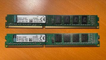 2 x KVR13N9S8/4 4GB(PC3-10600) Kingston Dimm