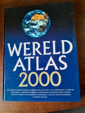 🌎 WERELD ATLAS 2000 (lees beschrijving aub) 🌏