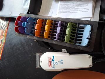 Wahl show pro hondentondeus met set opzetstukjes beschikbaar voor biedingen