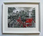 Elena Polyakova.Red Bike in Amsterdam., Ophalen of Verzenden