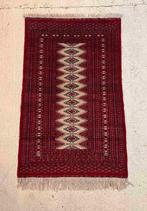 Handgeknoopt Perzisch tapijt dieprood 126/79, Gebruikt, 50 tot 100 cm, 100 tot 150 cm, Etten-Leur