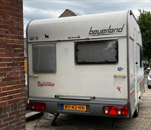 Beyerland sprinter 350 02/se, Caravans en Kamperen, Caravans, Particulier, 500 - 750 kg, Rondzit, Beyerland, Koelkast, Ophalen
