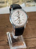 Pontiac vintage chronograaf 1940/1950 horloge, 36mm valjoux, Ophalen of Verzenden, Zo goed als nieuw, Zwart, Android