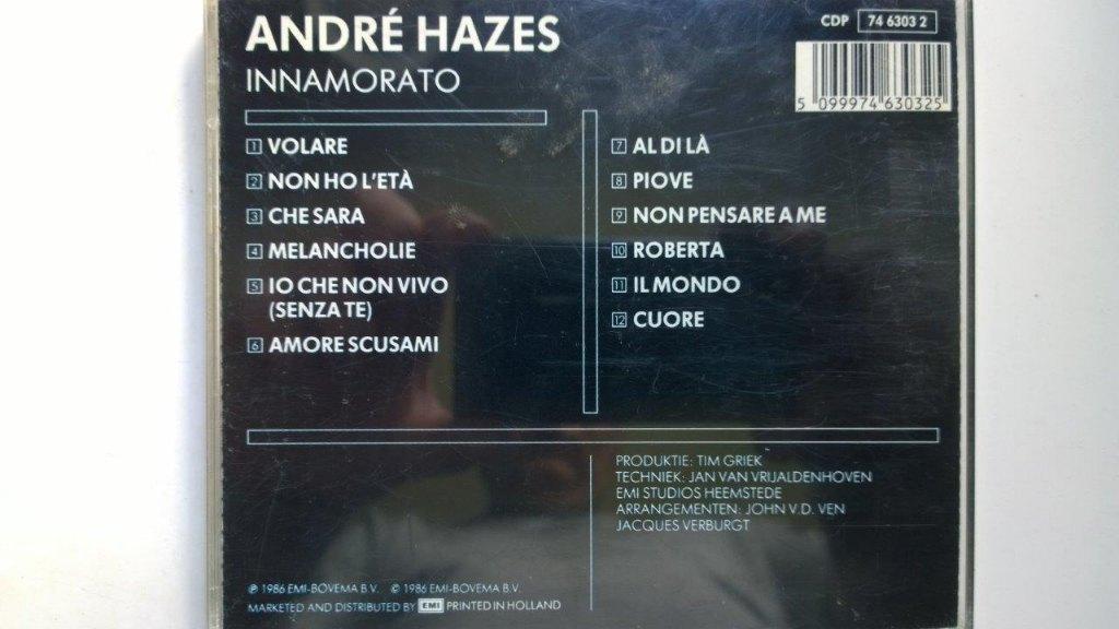 André Hazes - Innamorato, Ophalen of Verzenden, 1980 tot 2000, Zo goed als nieuw