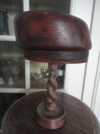 antieke ENGELSE houten HOEDENMAL met BARLEY TWIST, gedraaid, Ophalen of Verzenden