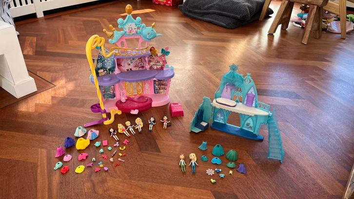 Prinsessen kasteel / paleis met geluid, Kinderen en Baby's, Speelgoed | Poppenhuizen, Gebruikt, Poppenhuis, Ophalen of Verzenden