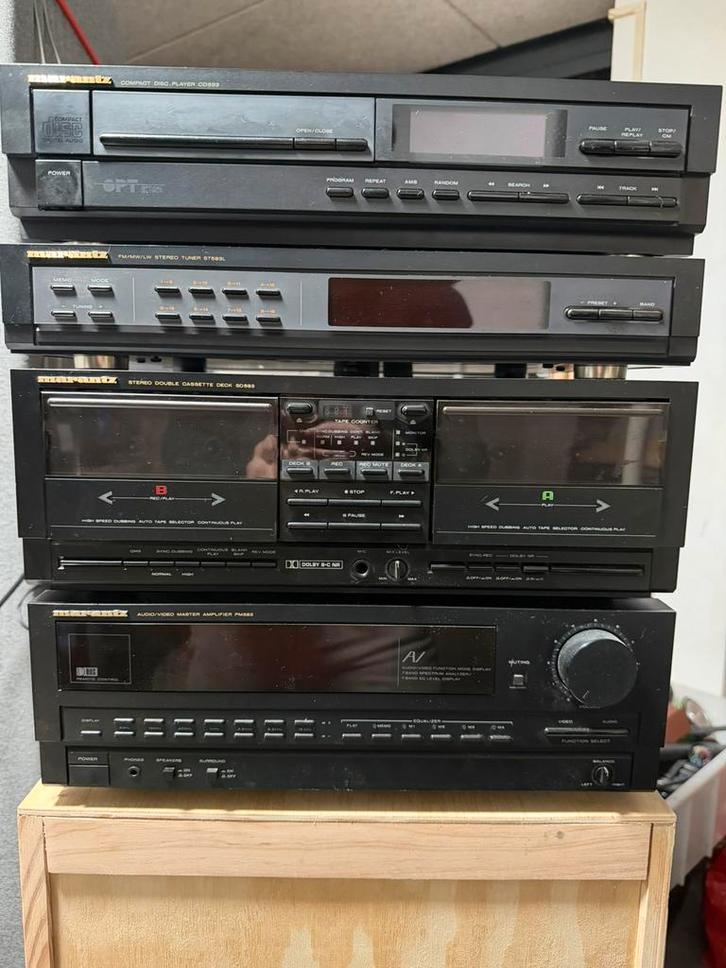 Marantz Midi Componenten Set – Compleet & Perfect Werkend, Audio, Tv en Foto, Stereo-sets, Gebruikt, Cassettedeck, Cd-speler, Tuner of Radio