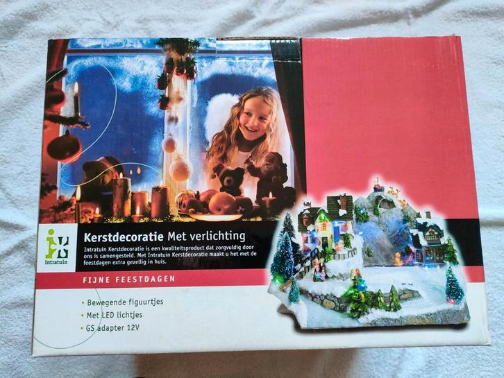 Kerstdecoratie ijsbaan voor kerstdorp, Diversen, Kerst, Gebruikt, Ophalen of Verzenden