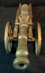Antiek Bronzen Kanon met Affuit, Antiek en Kunst, Ophalen, Brons