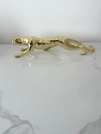 Luipaard beeld goud decoratie, Ophalen of Verzenden, Dier