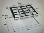 Atag gas kookplaat HG6111KBA, Witgoed en Apparatuur, Kookplaten, Ophalen of Verzenden, Inbouw, Gas, 4 kookzones