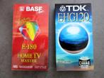 2 nog nieuwe VHS videobanden - TDK BASF videoband in folie, Verzamelen, Verzenden, 1960 tot 1980