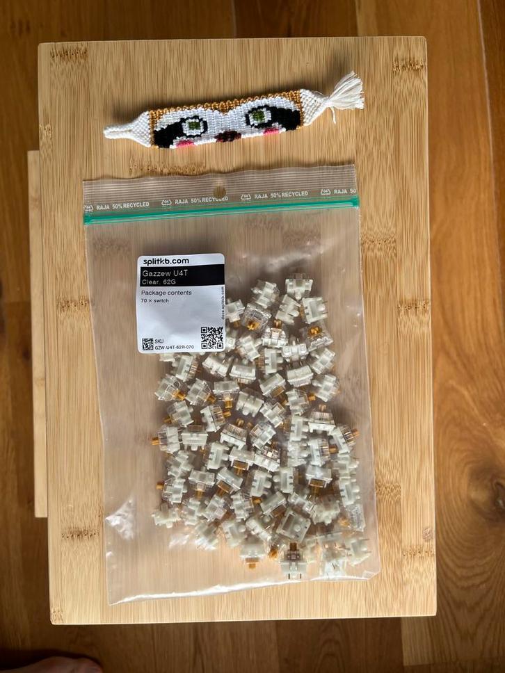 Gazzew Boba U4T White Switches - New, Computers en Software, Toetsenborden, Nieuw, Ophalen of Verzenden