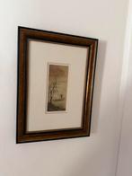 Set van vijf  ingelijste schilderijtjes, Antiek en Kunst, Ophalen of Verzenden