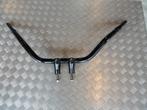 dik stuur met risers zwart gecoat, Motoren, Onderdelen | Harley-Davidson, Stuur , risers, Gebruikt, Verzenden, Custom chroom