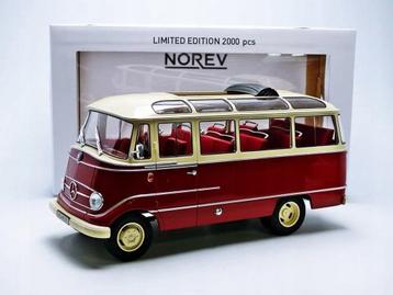 Mercedes O319 bus (Norev 1:18 rood 1957) beschikbaar voor biedingen