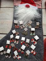 Leuke Kerst Sieradenset - Ketting, Oorbellen, Armband, Overige materialen, Nieuw, Ophalen of Verzenden, Knopjes of Stekers